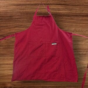 Ritz Gourmet Red Cotton Apron Kitchen Cooking Baking Restaurant‎ Chef